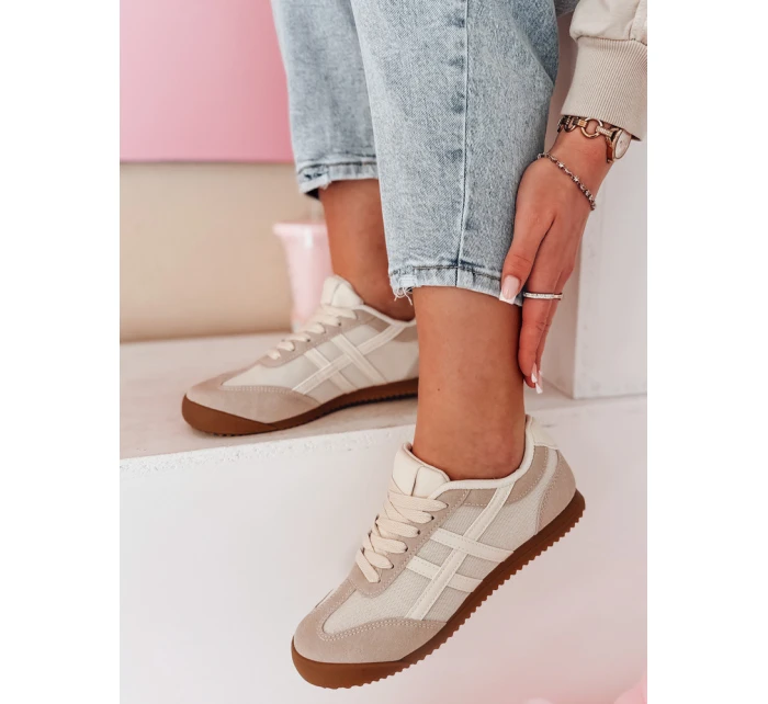Dámské sportovní tenisky beige Dstreet model 21984855 - FashionStreet