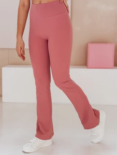 FARAFII dámské legíny do zvonu tmavě růžové FashionStreet UY2613