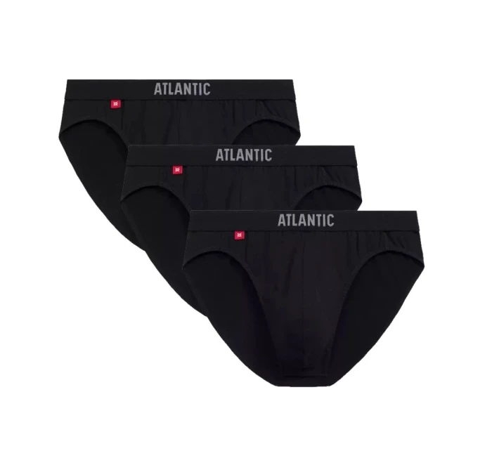 Pánské slipy 3 pack 094 black - Atlantic