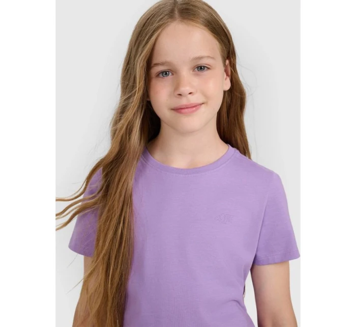 Dívčí hladké tričko 4F 4FJRAW25TTSHF3233-51S