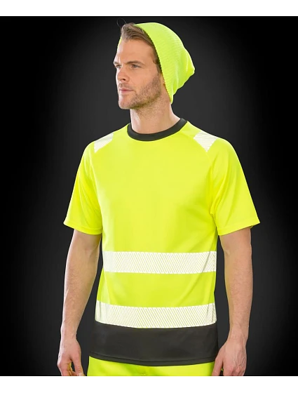 R Bezpečnostní tričko 30. fluorescent yellow/black model 22429111 - Result