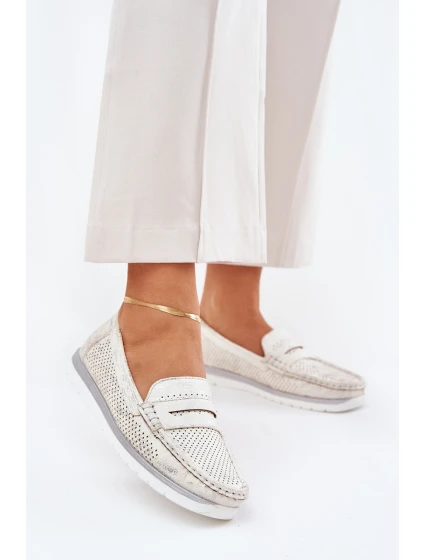 Dámské mokasíny z eco kůže stříbrné Bralithia Dámské mokasíny z eco kůže stříbrné Bralithia