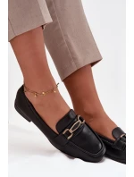 Dámské Mokasíny S Ozdobou Černé Priscelle