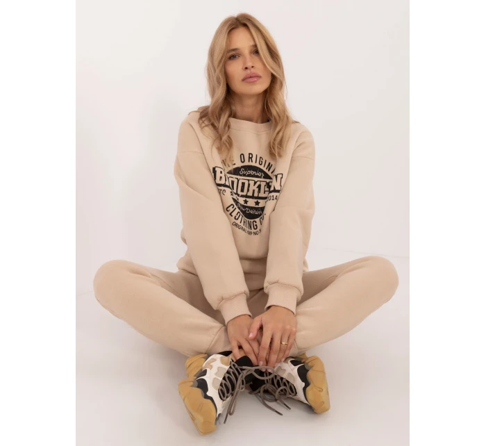 Bluza EM BL model 20496368 beżowy - FPrice Bluza EM BL model 20496368 beżowy - FPrice