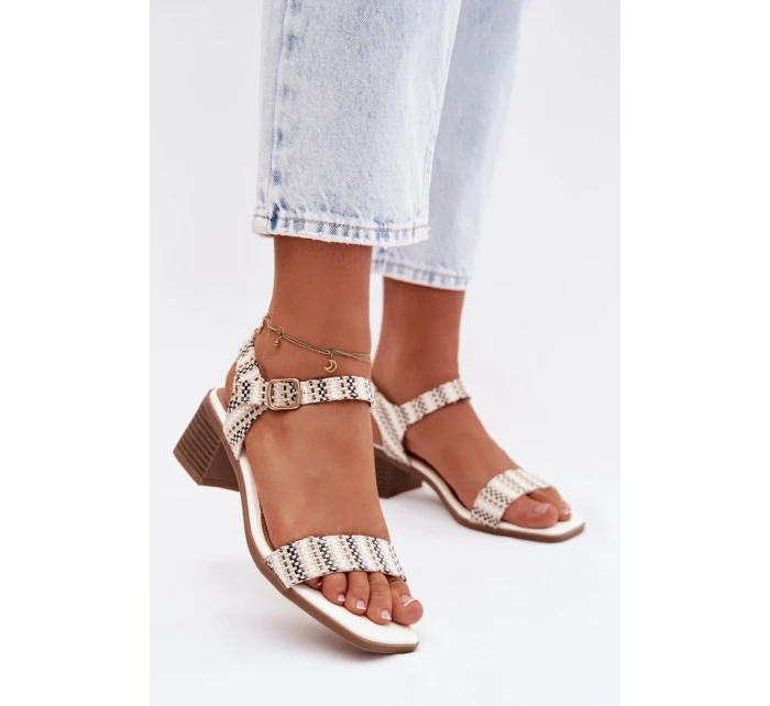 Sandály na podpatku  model 225111 Step in style