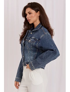 džínová bunda model 230177 Italy Moda
