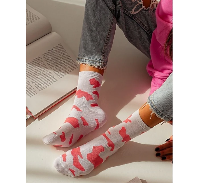 Milena 0200 Vzorované ponožky 37-41