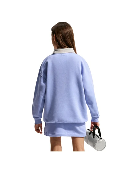 Dětská mikina Sportswear Club Fleece light purple model 22207915 - NIKE