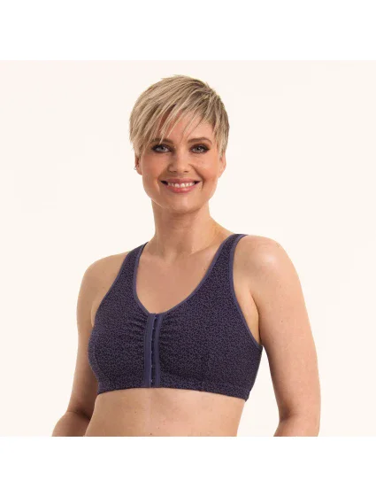 Hazel chirurgická podprsenka zapínání vpředu 5765X steel grey - Anita Care Hazel chirurgická podprsenka zapínání vpředu 5765X steel grey - Anita Care