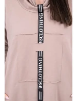 Béžové vázané šaty Béžové vázané šaty