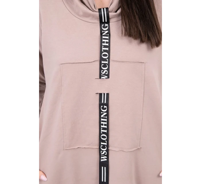 Béžové vázané šaty Béžové vázané šaty