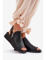 Dámské Sandály Na Klínu Černé Mevinette Dámské Sandály Na Klínu Černé Mevinette