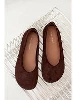 Dámské baleríny barefoot čokoládové Hollin Dámské baleríny barefoot čokoládové Hollin