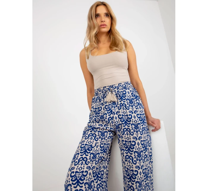 Kalhoty D73770R62237A tmavě modré