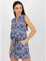 Dámská halenka D73771R11115A tmavě modrá - FPrice