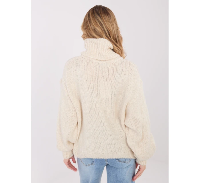 Sweter IN SW model 21782339 jasny beżowy - FPrice