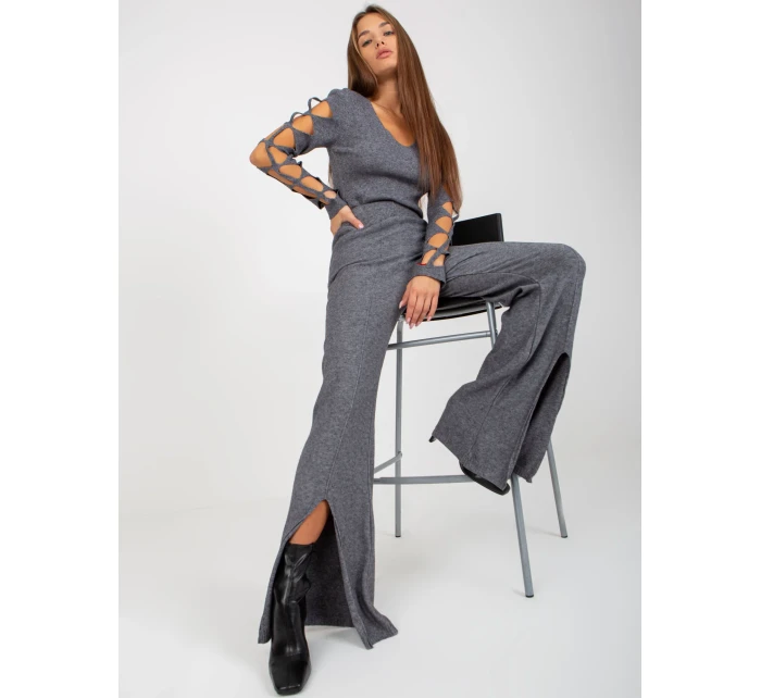 Kalhoty VI SP 20271.97 tmavě šedá Kalhoty VI SP 20271.97 tmavě šedá