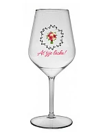 AŤ ŽIJE LÁSKA! - čirá nerozbitná sklenice na víno 470 ml AŤ ŽIJE LÁSKA! - čirá nerozbitná sklenice na víno 470 ml