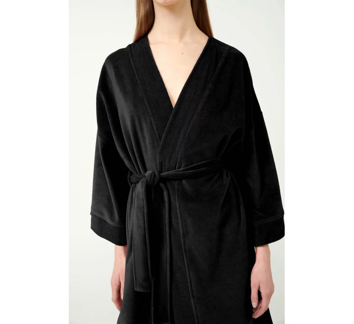 Dámský sametový župan model 20815586 - Vamp