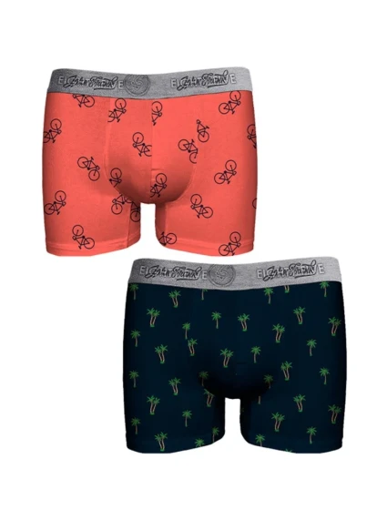Pánské boxerky John Frank JF2BEF28 2Pack