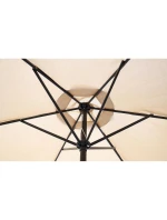 ZAHRADNÍ SLUNEČNÍK 300 CM SKLÁDACÍ BÉŽOVÝ