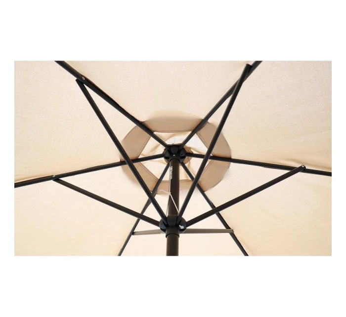 ZAHRADNÍ SLUNEČNÍK 300 CM SKLÁDACÍ BÉŽOVÝ