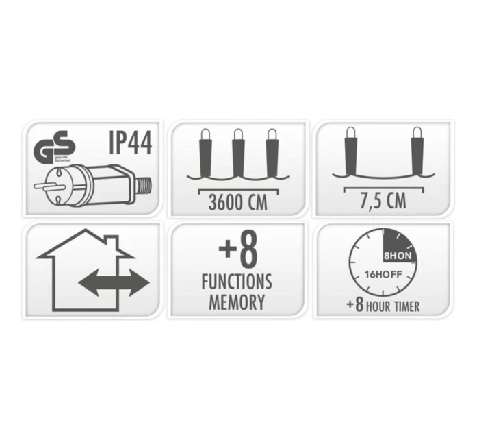 VÁNOČNÍ STROM SVĚTLA SVĚTELNÝ ŘETĚZ 480 VEDL ČASOVAČ VÍCEBAREVNÝ VÁNOČNÍ STROM SVĚTLA SVĚTELNÝ ŘETĚZ 480 VEDL ČASOVAČ VÍCEBAREVNÝ