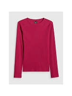 Dámský žebrovaný úplet slim fit longsleeve model 22209696 dámské - 4F