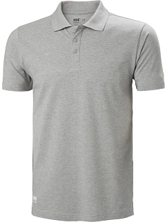 Classic 2.0 Pánské piqué polo  grey melange model 22469523 - Helly Hansen