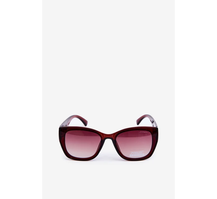 Dámské sluneční brýle UV400 tmavě hnědé