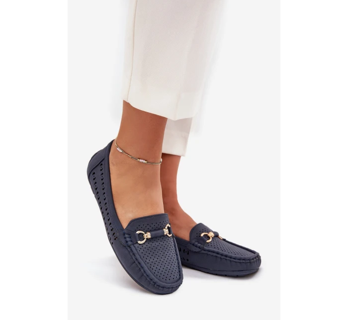 Dámské Mokasíny S Ozdobou Granátové Kaydance