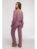 model 21047201 Mikina s otevřenými zády heather - BeWear