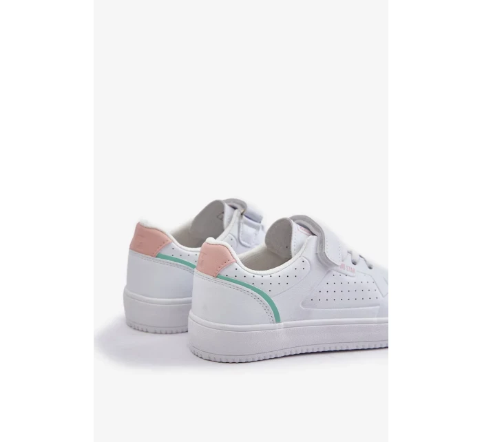 Dětské Tenisky Z Eko Kůže Na Suchý Zip Big Star Bílé