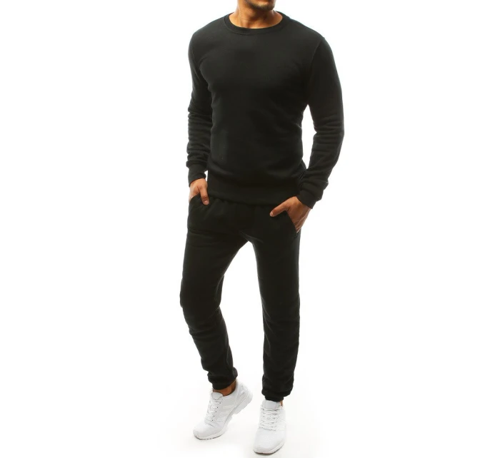 FashionStreet černá pánská tepláková souprava AX0377