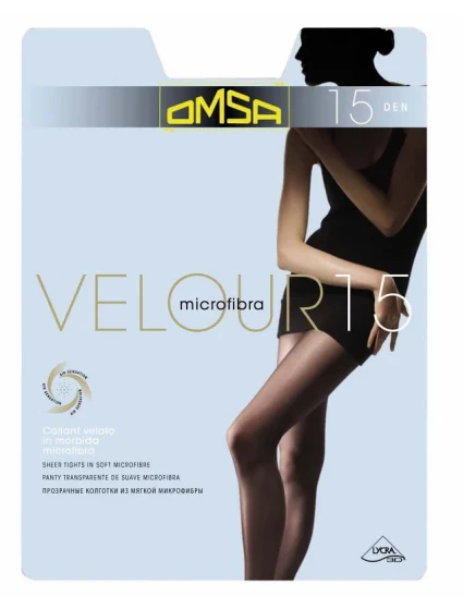 Dámské punčochové kalhoty model 5770141 Velour 15 den - Omsa