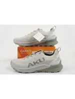 Aku pánské outdoorové trekové boty Aira pohodlné turistické světle šedé