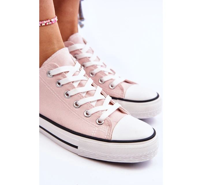 Klasické nízké dámské tenisky Světle růžová Vegas Klasické nízké dámské tenisky Světle růžová Vegas