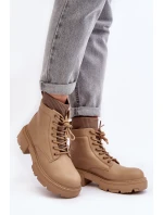 Dámské kozačky s v hnědé barvě model 21642055 - Boto Dámské kozačky s v hnědé barvě model 21642055 - Boto