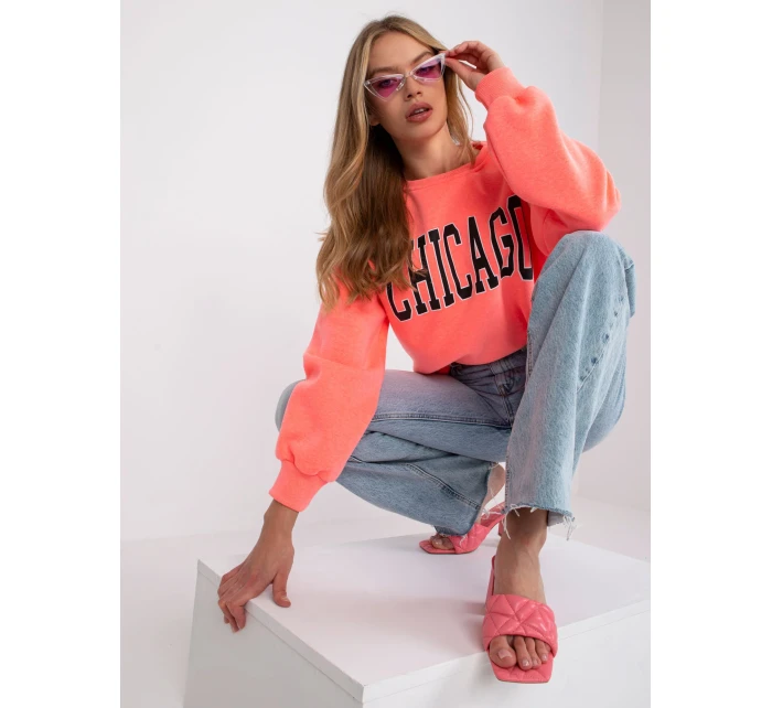 Mikina EM BL 617 C.29X fluo růžová