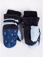 Dětské zimní lyžařské rukavice Yoclub REN-0227C-A110 Navy Blue