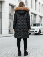 Dámská zimní bunda VIRELIA prošívaná s kapucí černá FashionStreet TY4937