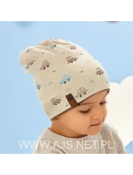 AJS 50-076 oboustranná dětská čepice