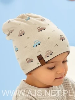 model 20930449 oboustranná dětská čepice - AJS