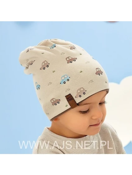 AJS 50-076 oboustranná dětská čepice