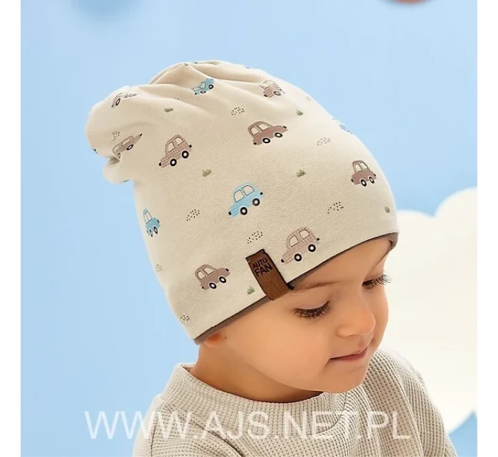 AJS 50-076 oboustranná dětská čepice