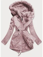 PARKA DAMSKA PRZEJŚCIOWA RÓŻ model 21241799 - SPEED.A