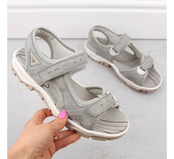 Pohodlné sandály W model 20971957 grey - Rieker