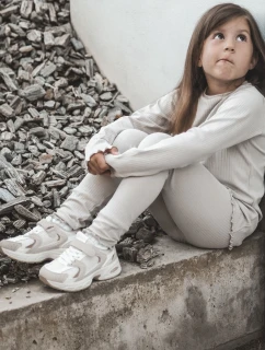 Dětské Sportovní Tenisky Na Suchý Zip Bežové Rulagia