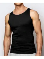 Pánské tílko ATLANTIC - černé Pánské tílko ATLANTIC - černé