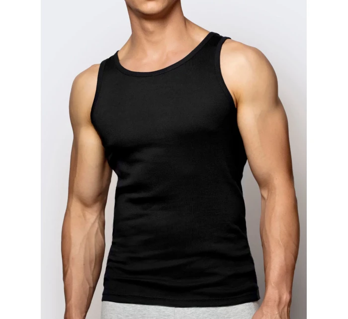 Pánské tílko ATLANTIC - černé Pánské tílko ATLANTIC - černé